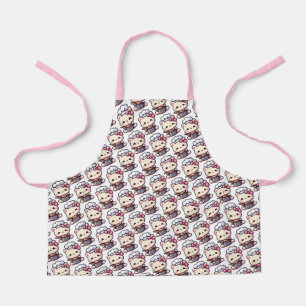 kawaii cat kitchen apron