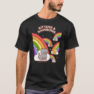 Kawaii Cat - KITTENS & RAINBOWS T-Shirt