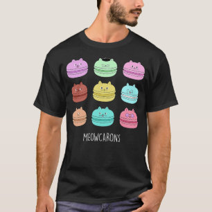 Kawaii Cat Macarons Meowcarons - For Baking Girlfr T-Shirt