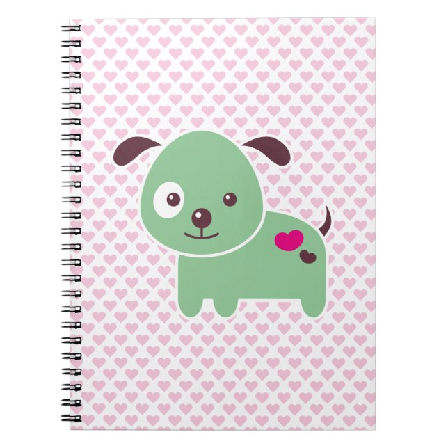 Kawaii cat spiral notebook (Front)
