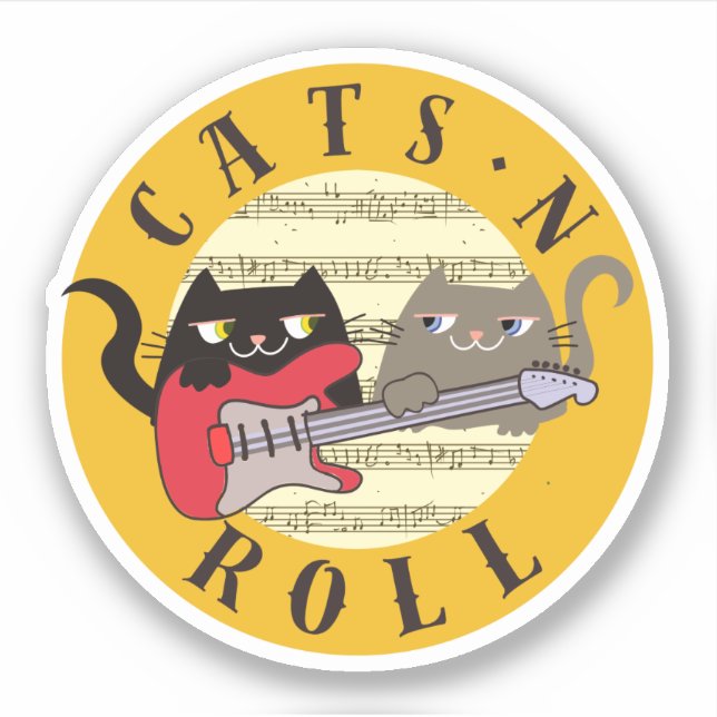 Kawaii Cats and Rock Music (Front)
