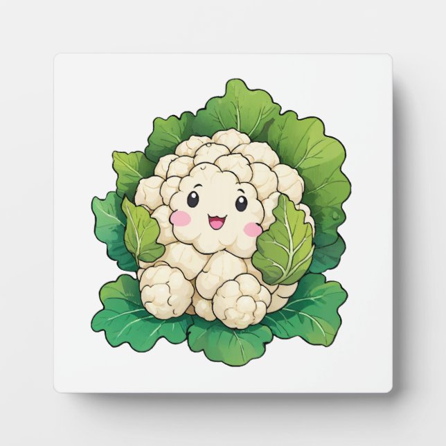 Kawaii Cauliflower Plaque (Front)