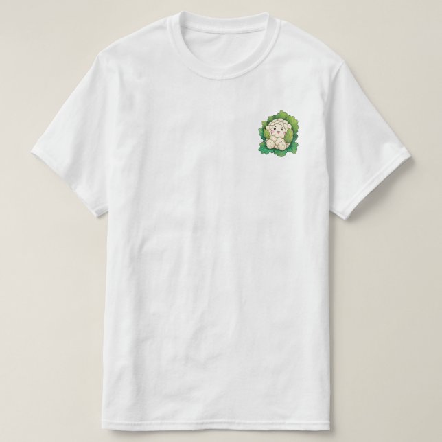 Kawaii Cauliflower T-Shirt (Design Front)