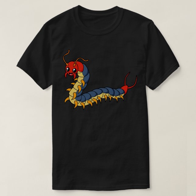 Kawaii centipede T-Shirt (Design Front)