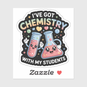 Kawaii Chemistry Teacher – Cute Beaker & Test Tube