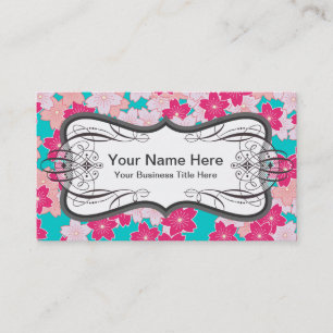 Kawaii Cherry Blossoms Sakura Business Card