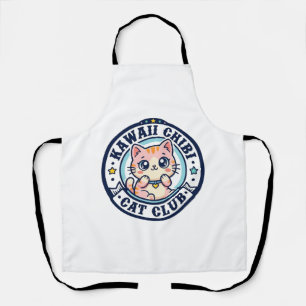 Kawaii Chibi Cat Cat Mum Gift Idea - Kawaii Chibi Apron
