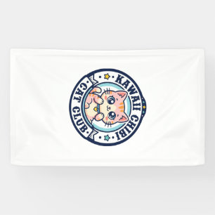 Kawaii Chibi Cat Cat Mum Gift Idea - Kawaii Chibi  Banner