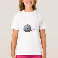 Kawaii Chibi Pet Rock Walking on Leash Kids