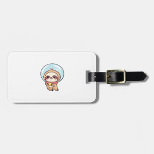 Kawaii Chibi Sloth Astronaut � Cute Space Sloth Ca Luggage Tag