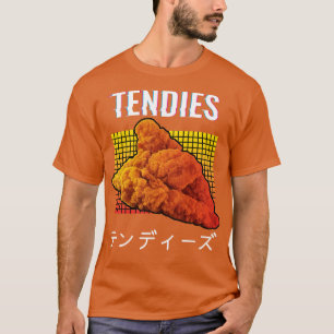Kawaii Chicken Tenders  Tendies Japanese Kanji T-Shirt