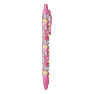 Kawaii Child Pattern with Cute Doodles 2 Black Ink Pen