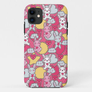 Kawaii Child Pattern with Cute Doodles Case-Mate iPhone Case