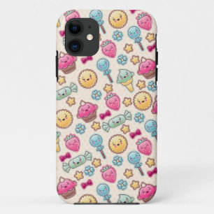 Kawaii child pattern with cute doodles Case-Mate iPhone case