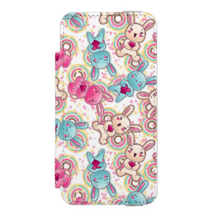 Kawaii Child Pattern with Cute Doodles Incipio Watson™ iPhone 5 Wallet Case