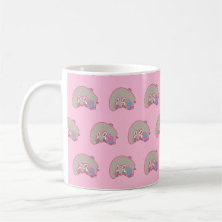 Kawaii Chonky Racoon Being Lazy Coffee Mug