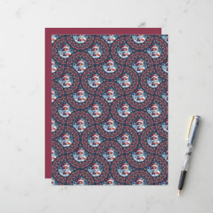 Kawaii Christmas Fox Dot Mandala Deco Fans Paper