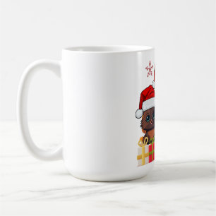 Kawaii Christmas kitten in Santa Hats T-Shirt Coffee Mug