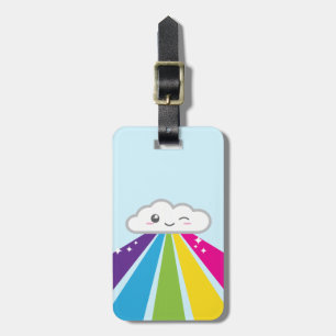 Kawaii Cloud and Rainbow Travel Luggage Tags