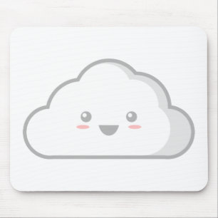 Kawaii Cloud Mouse Pad