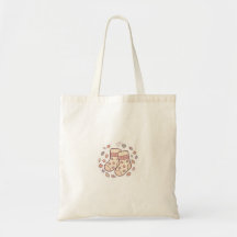 Kawaii Cosy Knit Autumn Socks Tote