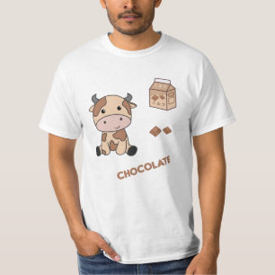 Kawaii Cow Retro Japanese Chocolate Cows T-Shirt