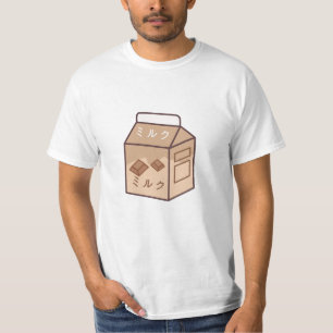 Kawaii Cow Retro Japanese Chocolate Milk T-Shirt