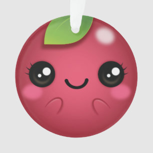 Kawaii Cranberry Ornament