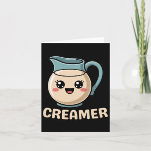 Kawaii Creamer Coffee Cute Halloween Costume Rista Card