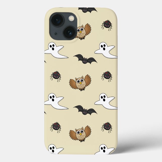 Kawaii Creepy Night Creatures Set Case-Mate iPhone Case (Back)