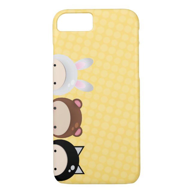 Kawaii Critter Babies iPhone Case (Back)