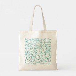 Kawaii Crowd Tote Bag