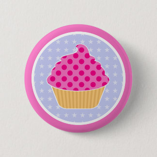 Kawaii Cupcake 6 Cm Round Badge