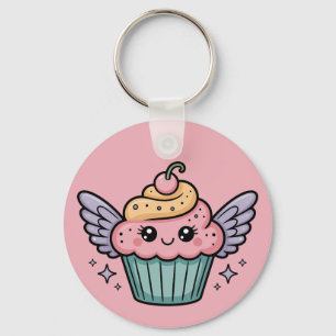 Kawaii Cupcake Key Ring