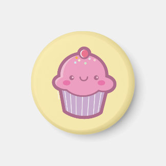 Kawaii Cupcake Magnet