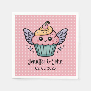 Kawaii Cupcake Napkin