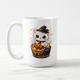 Kawaii Cupcake Witch Kitty Coffee Mug