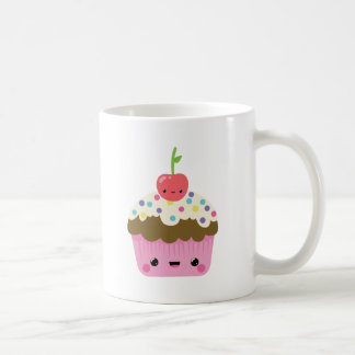 Kawaii Cupcake with Cherry on Top Coffee Mug