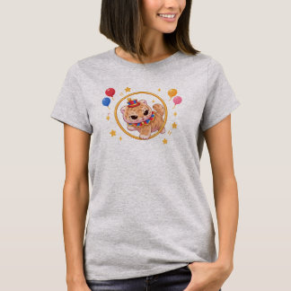Kawaii Curious Leopard Cute Safari Animal T-Shirt