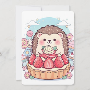 Kawaii cute art invitation