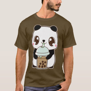 Kawaii Cute Boba Panda Bear Classic Bubble Pearl M T-Shirt