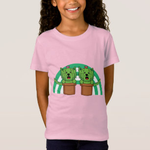 Kawaii Cute Cat Cactus Plant Pet T-Shirt