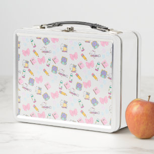 Kawaii Cute Cats & Pastel Stationery Lunch box