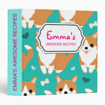 Kawaii Cute Corgi dog simple illustration pattern