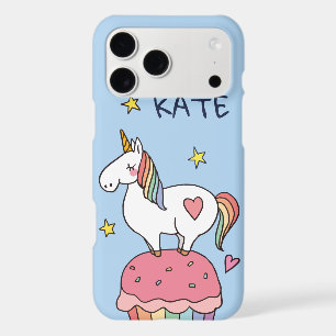 Kawaii Cute Doodle Rainbow Unicorn and Stars