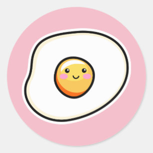 Kawaii Cute egg stickers