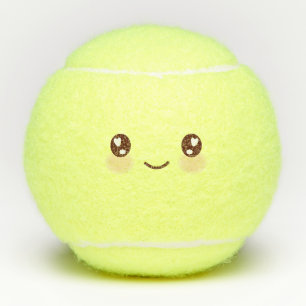 Kawaii Cute Emoticon Emoji Tennis Balls