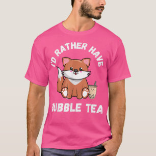 Kawaii Cute Fo Bubble Tea Japanese Anime Boba  T-Shirt