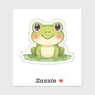 Kawaii Cute Frog Sticker 