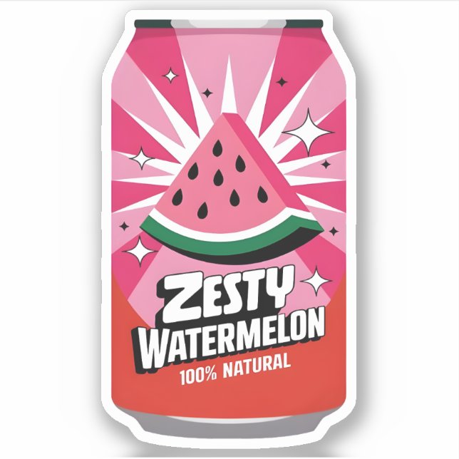Kawaii Cute Fun Fruity Watermelon Juice Drink (Front)